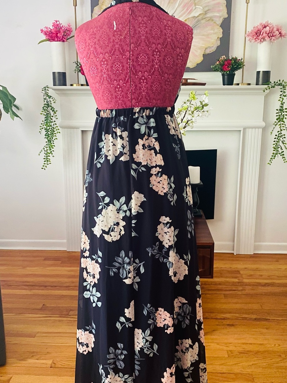 Show Me Your Mumu Black Floral Print maxi dress - Picture 5 of 6